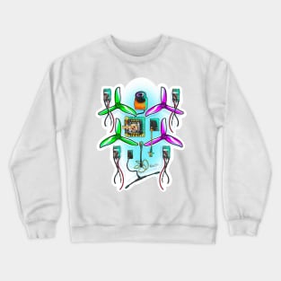 one for the builders fpv Crewneck Sweatshirt